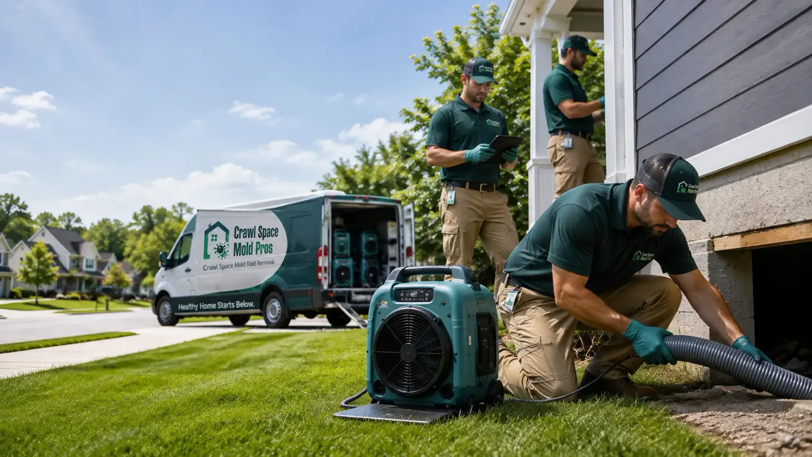 Crawl Space Mold Removal in Bowen, IL